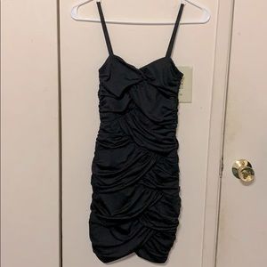 H&M Black Mini Bodycon Dress size XS